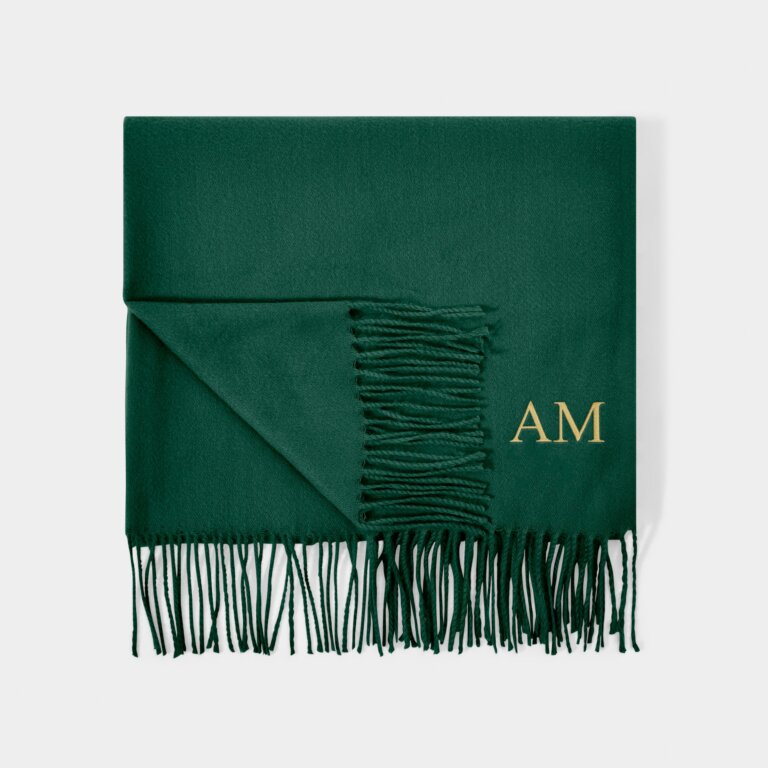 Blanket Scarf in Emerald Green