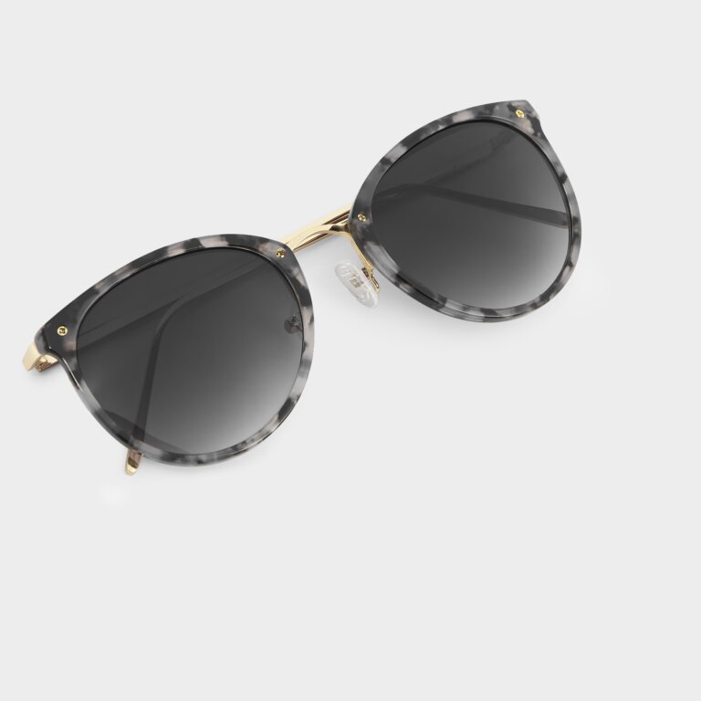 Santorini Sunglasses in Gray Tortoiseshell