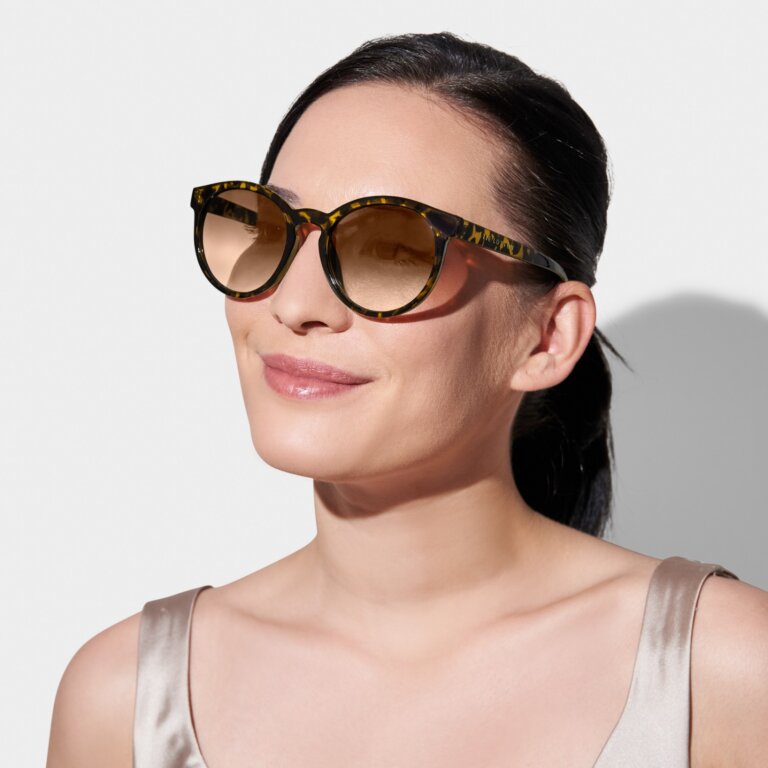 Geneva Sunglasses in Brown Tortoiseshell