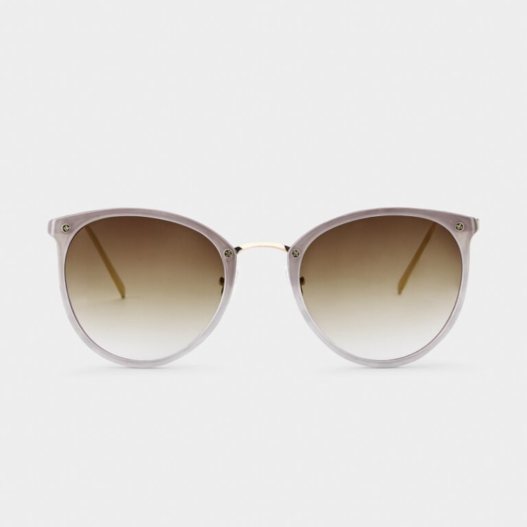 Santorini Sunglasses | Taupe Gradient | Katie Loxton
