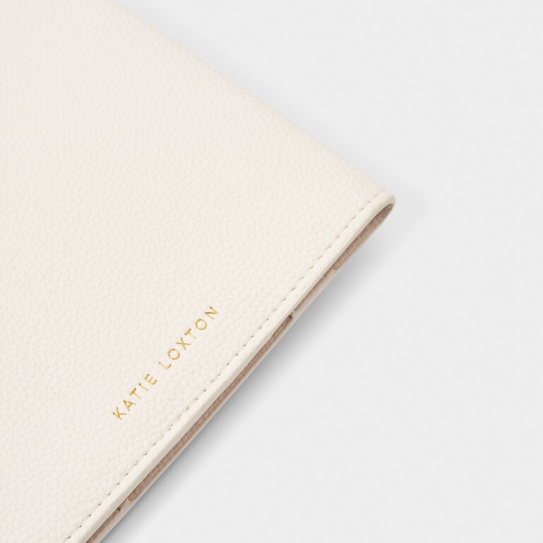 Personalised A5 Notebook in Off White