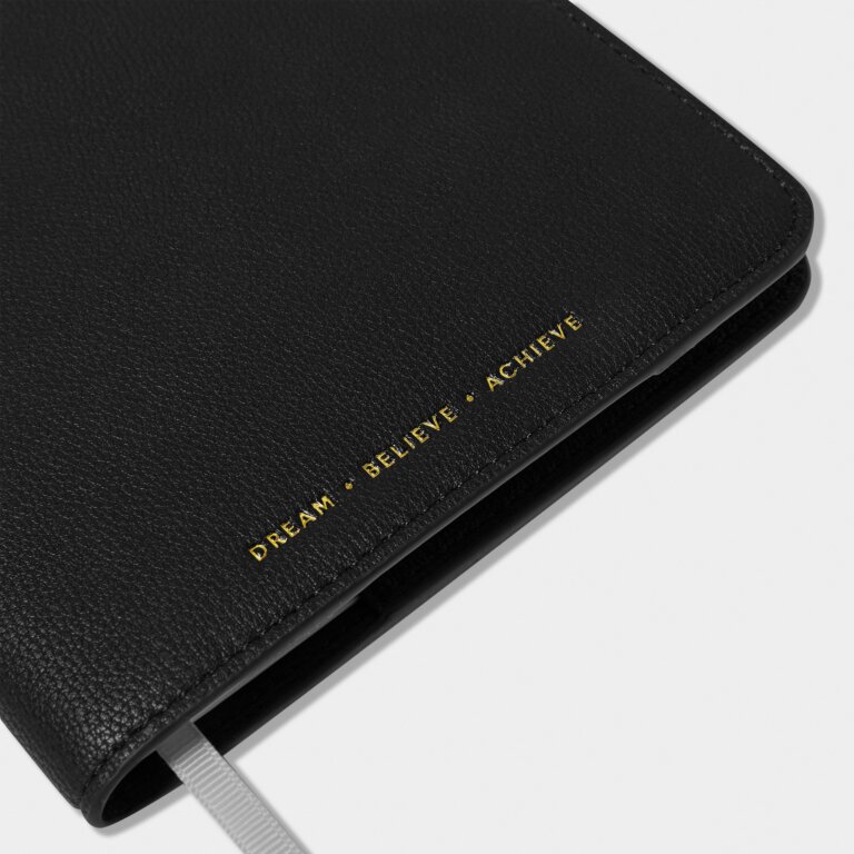 Notebook Cover And A5 Lined Notepad 'Dream Believe Achieve'