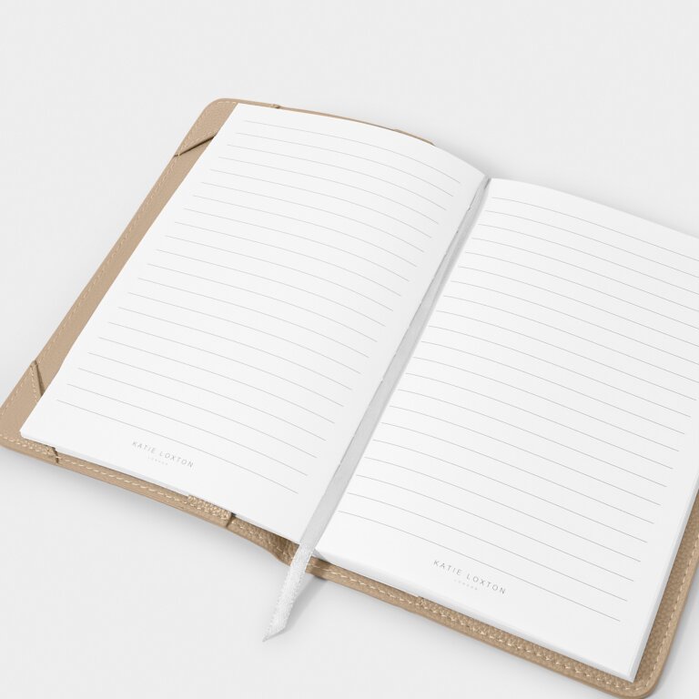 Notebook Cover And A5 Lined Notepad 'Plan Focus Create'