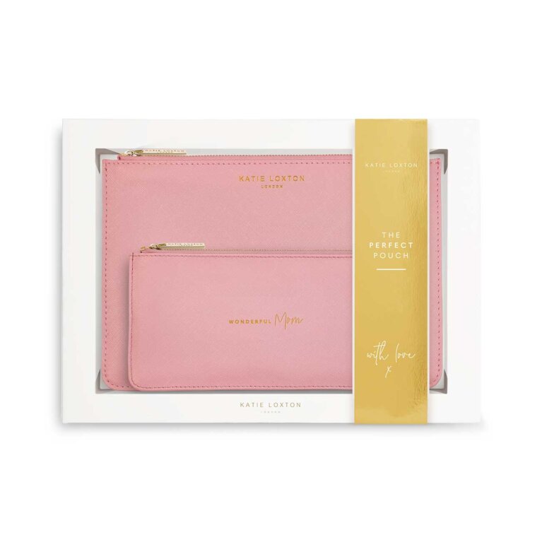 Perfect Pouch Gift Set | Wonderful Mom | Pink