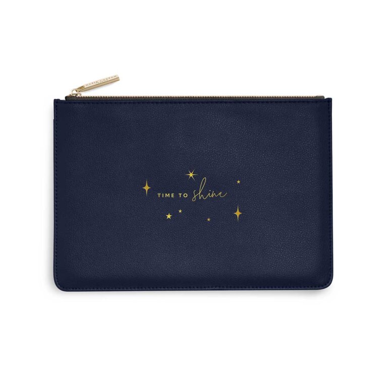 Perfect Pouch | Time To Shine | Metallic Navy 