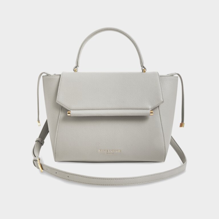 Ava Top Handle Bag In Stone
