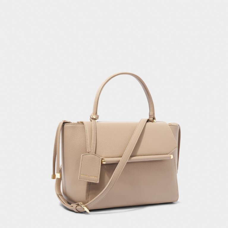 Ava Top Handle Bag Taupe