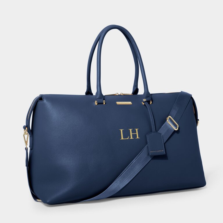 Kensington Weekender Bag in Navy Blue