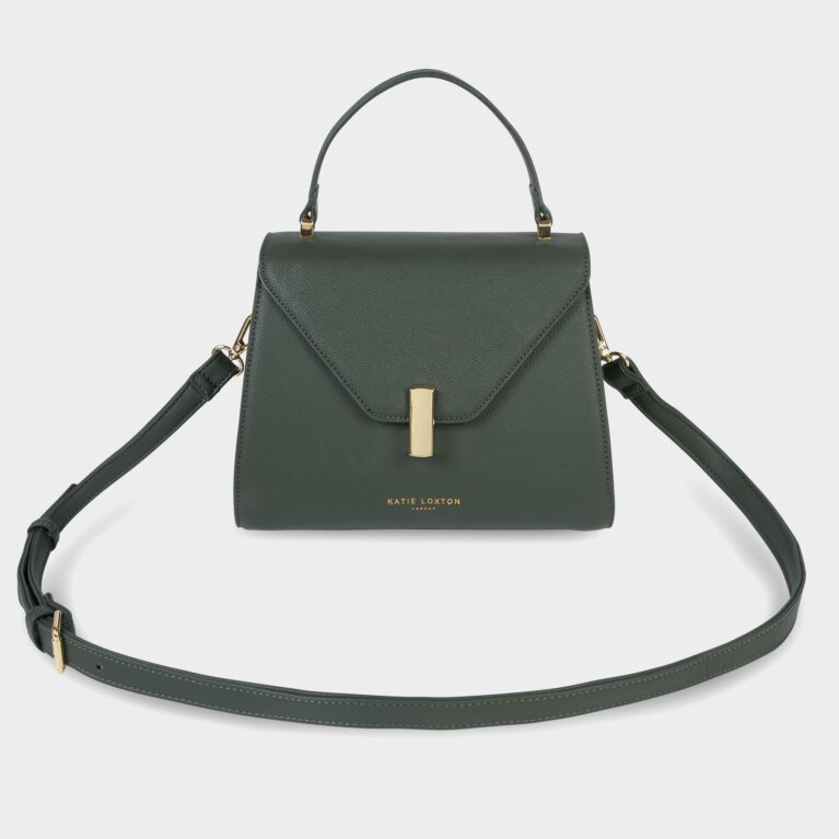 Casey Top Handle Bag Sustainable Style In Khaki