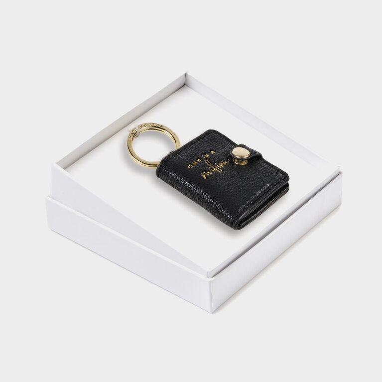 Beautifully Boxed Photo Keyring One In A Million In Black