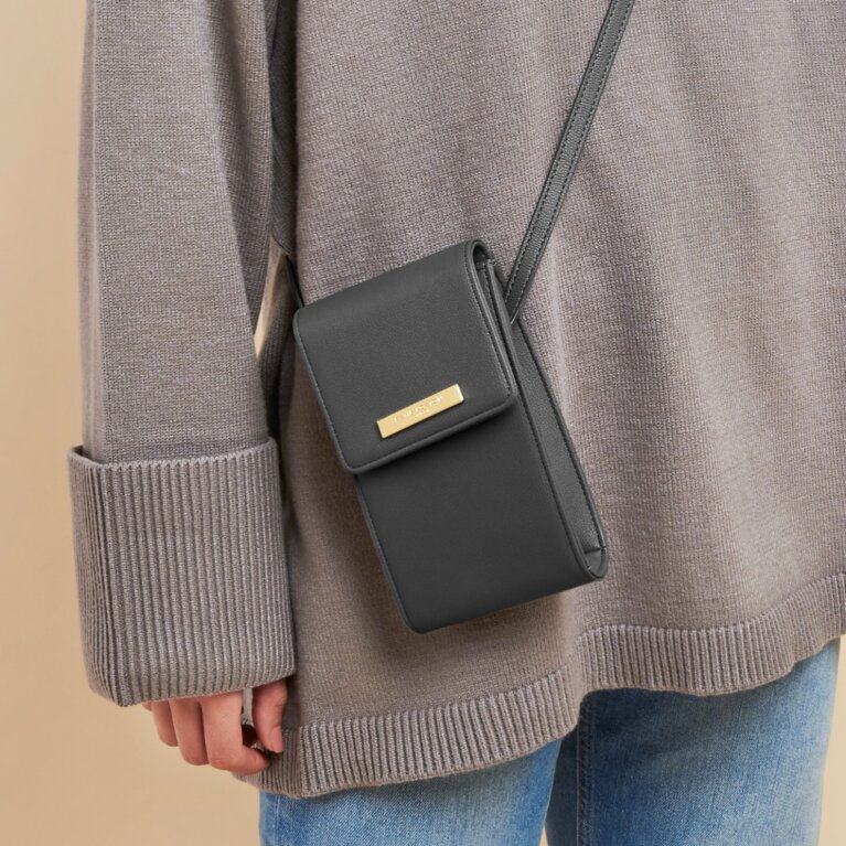 Taylor Crossbody Bag in Charcoal