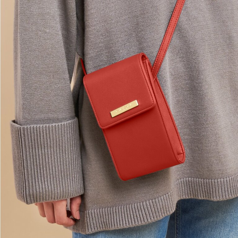 Taylor Crossbody Bag in Red