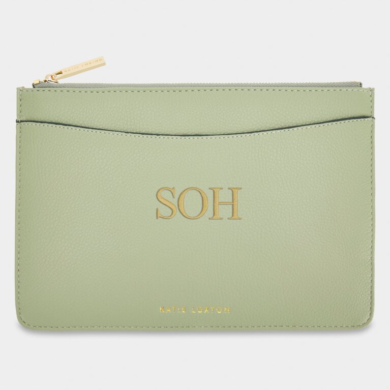 Cara Pouch in Sage Green