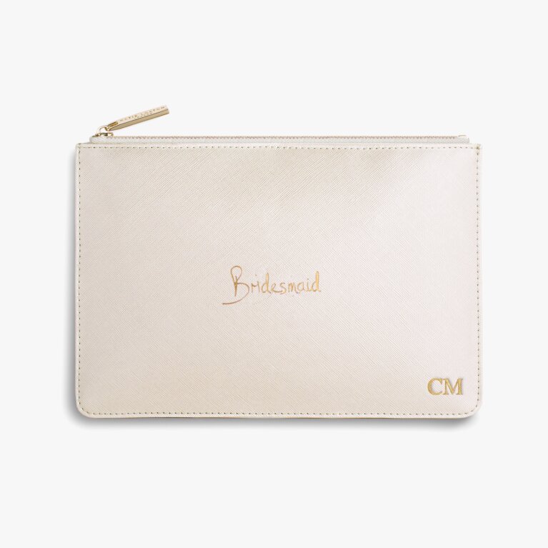 Perfect Pouch Bridesmaid in Pearlescent