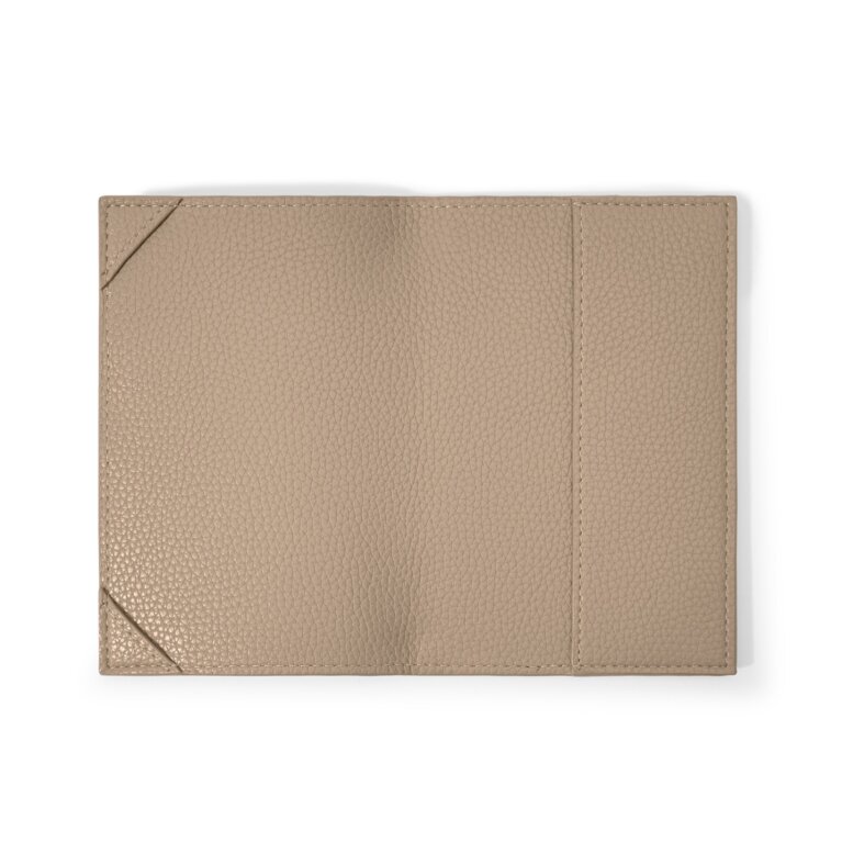 Passport Cover in Taupe