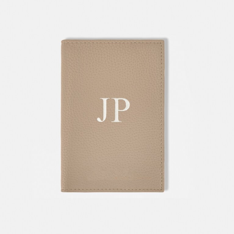 Passport Cover In Taupe