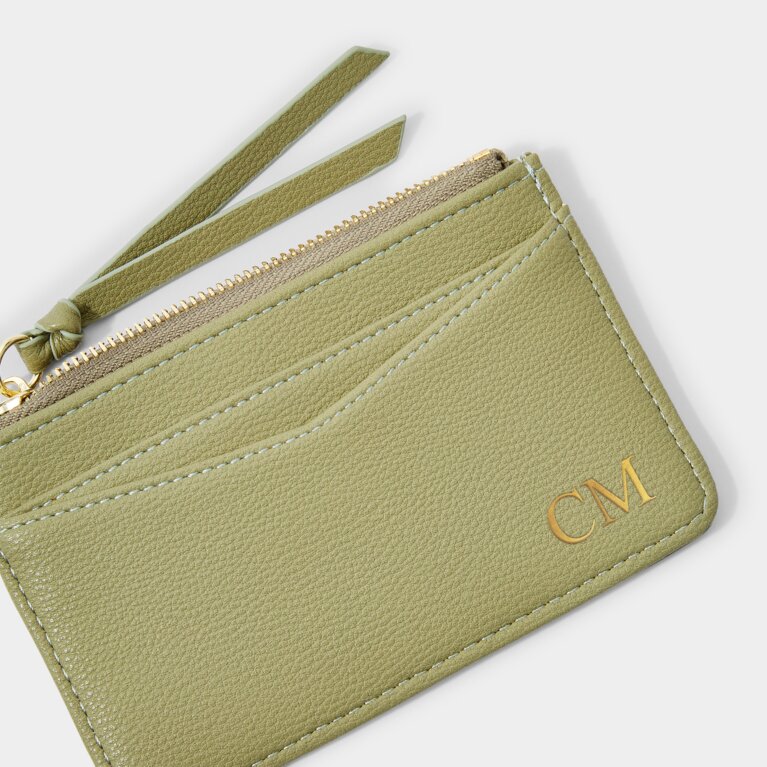 Isla Coin Purse and Card Holder in Olive