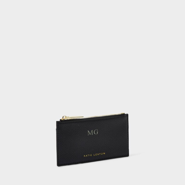 Lea Coin Purse And Card Holder in Black