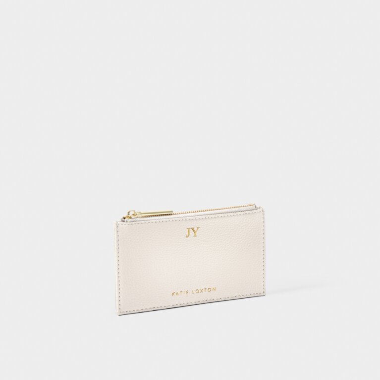 Lea Coin Purse and Card Holder in Off White