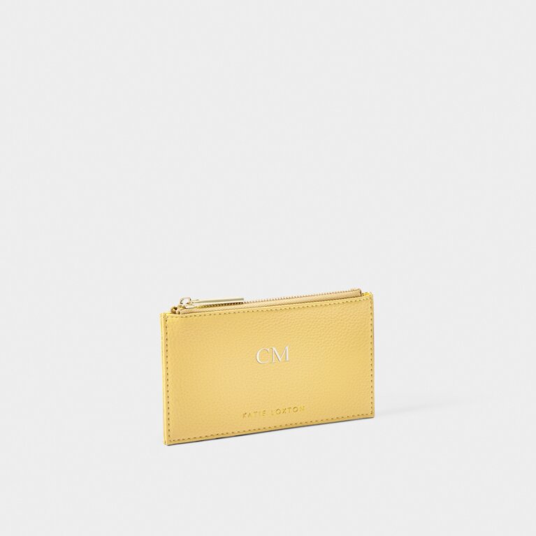 Lea Coin Wallet And Card Holder in Yellow