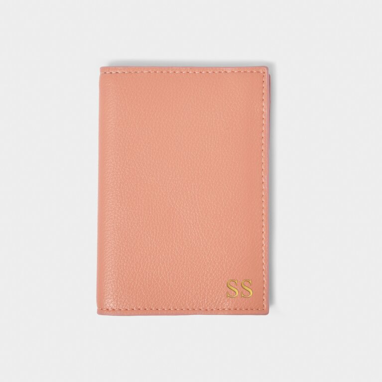 Passport Cover in Dusty Coral