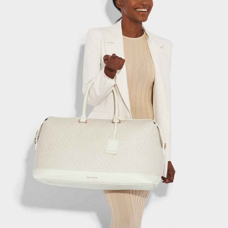 Signature Weekend Bag in Off White