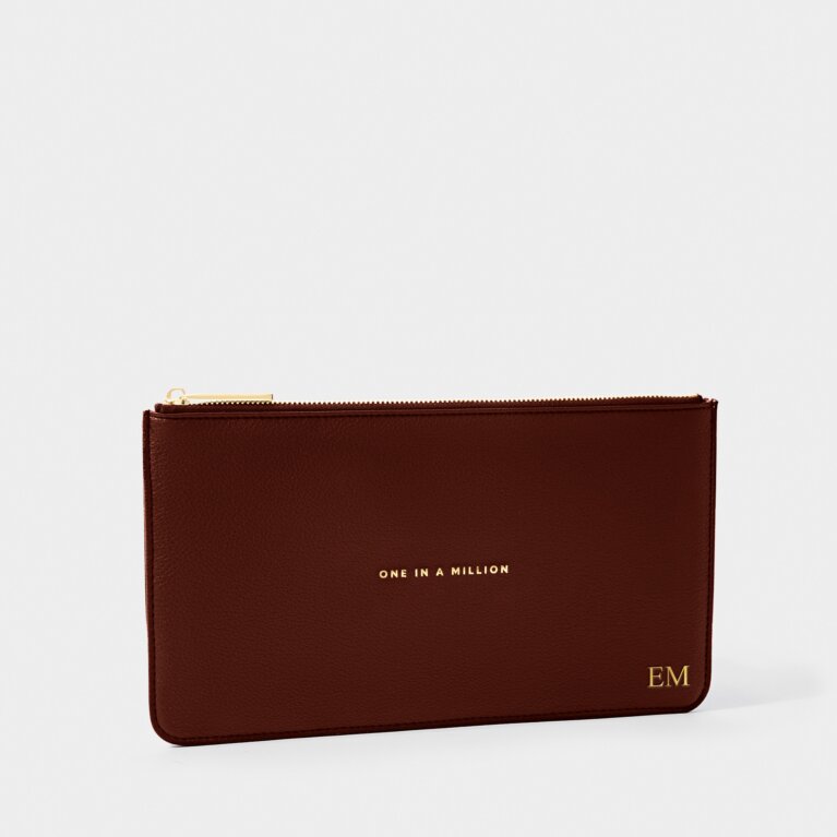 Slim Perfect Pouch 'One In A Million' In Cacao