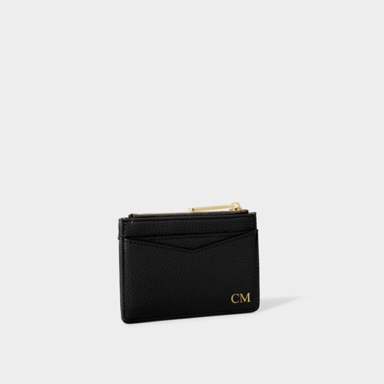 Cleo Coin Purse And Card Holder In Black