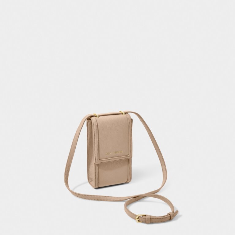 Cleo Phone Bag in Soft Tan