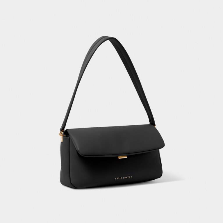 Serena Small Shoulder Bag in Black
