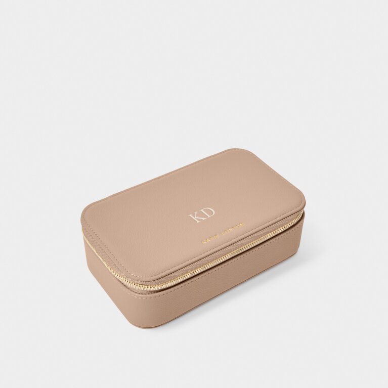 Pebble Jewelry Box 'A Little Sparkle' in Soft Tan