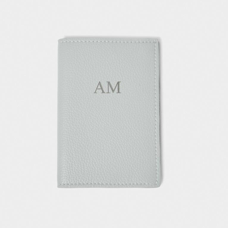 Passport Cover in Cool Grey