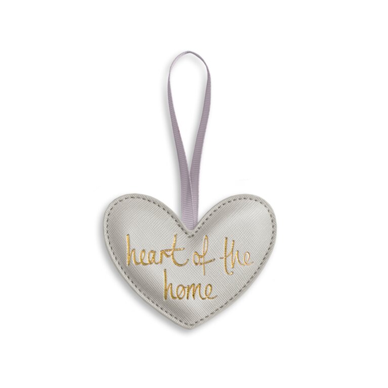 Heart Of The Home' Decoration in Metallic Silver