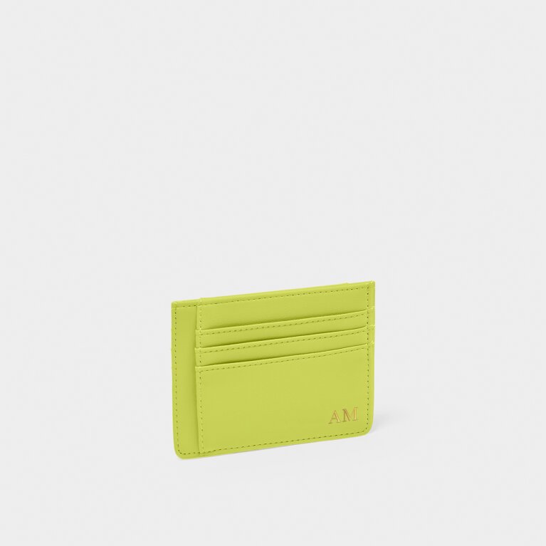 Lily Card Holder in Lime Green