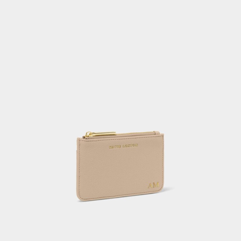 Hana Coin And Card Holder in Light Taupe