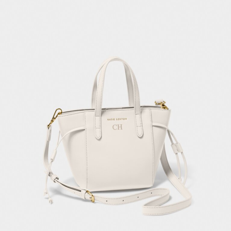 Ashley Mini Handbag in Off White
