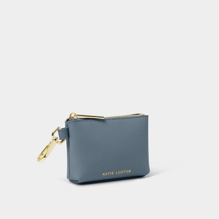 Evie Clip On Coin Purse in Navy