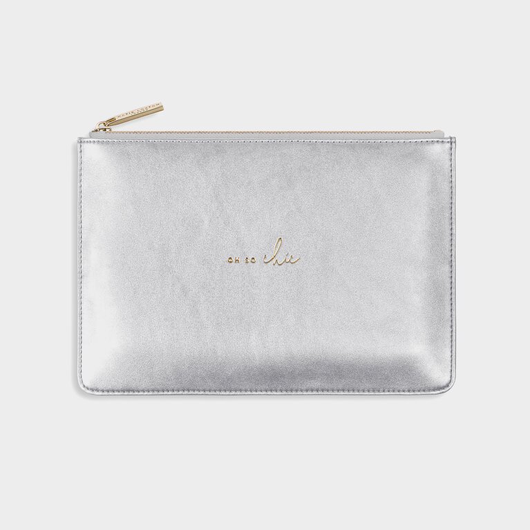 Perfect Pouch 'Oh So Chic' in Silver