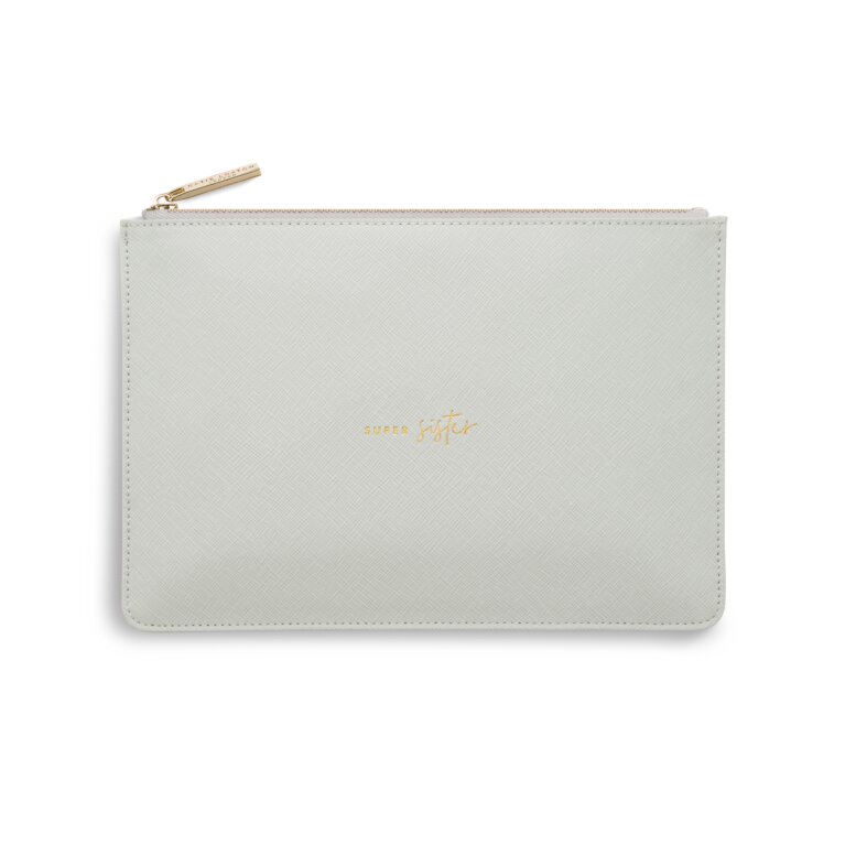 Perfect Pouch Super Sister In Pale Grey