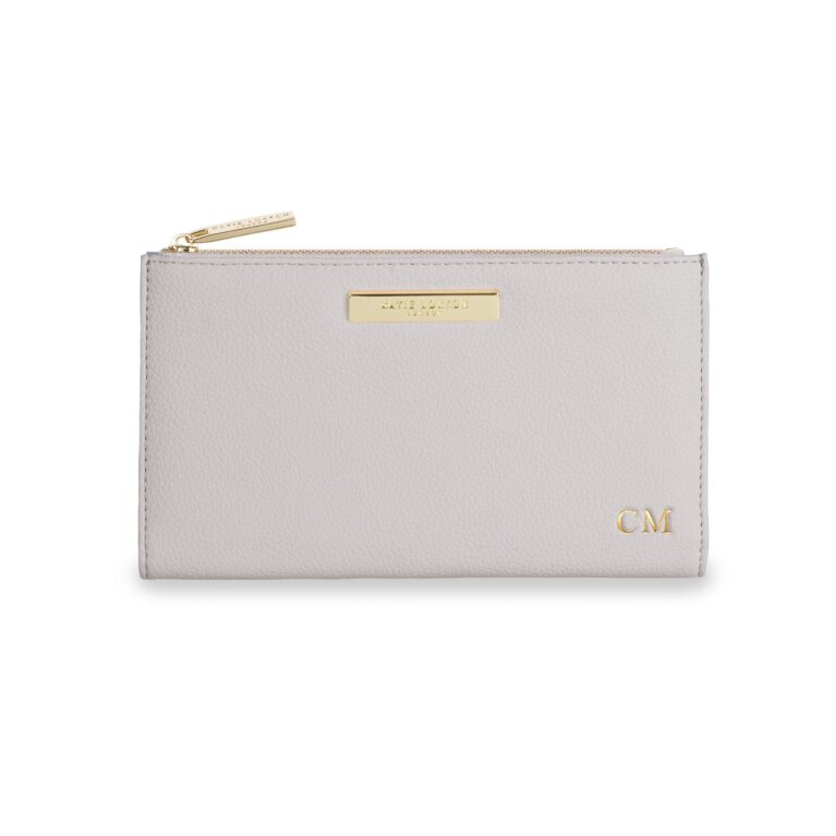 Alise Soft Pebble Purse in Pale Grey