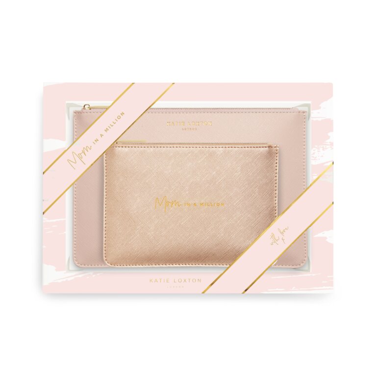 Perfect Pouch Gift Set 'Mom In A Million' In Pink
