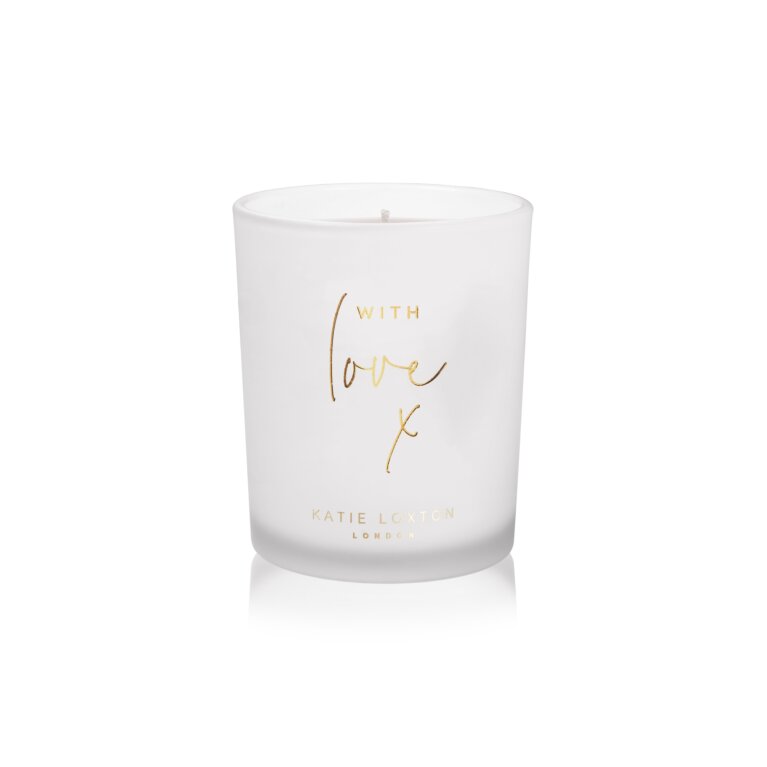 With Love Candle | Fig and Apple Blossom