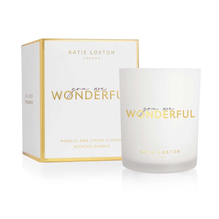 You Are Wonderful Candle | Pomelo and Lychee Flower
