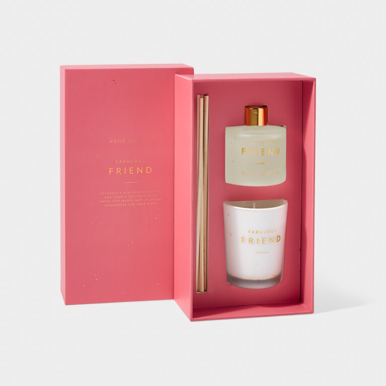 Sentiment Mini Fragrance Set 'Fabulous Friend' Wild Raspberry And Sugar Plum