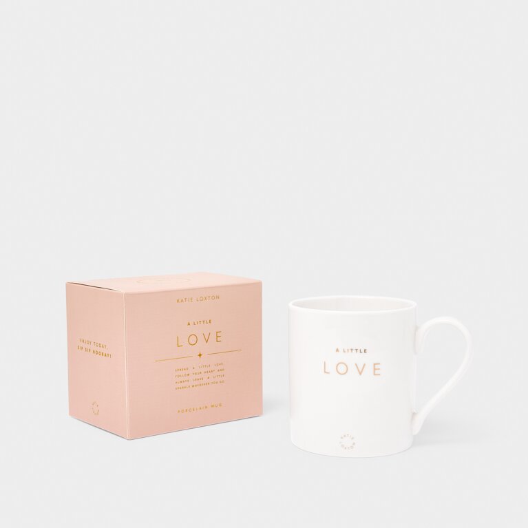 Porcelain Mug 'A Little Love'
