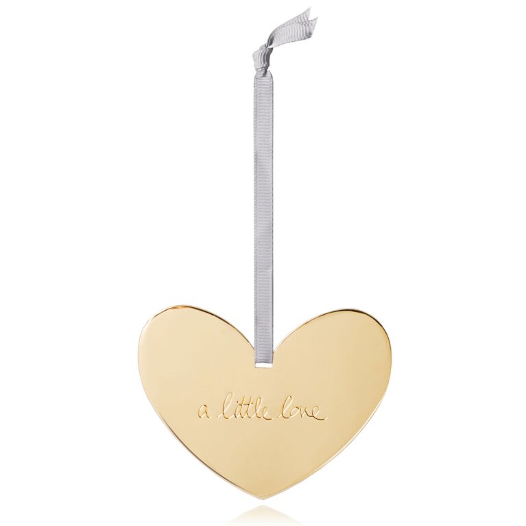 Hanging Decoration 'A Little Love' in Gold