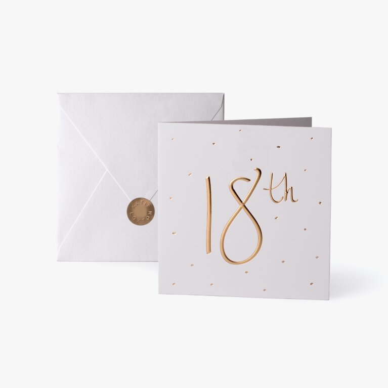 Greeting Cards '18th Birthday' Pack Of 10