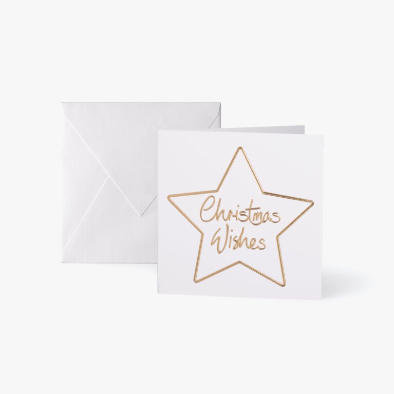 Note Cards 'Christmas Wishes' Pack Of 8