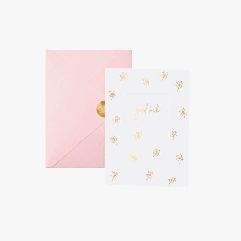 Greeting Cards 'Good Luck' Pack Of 6 