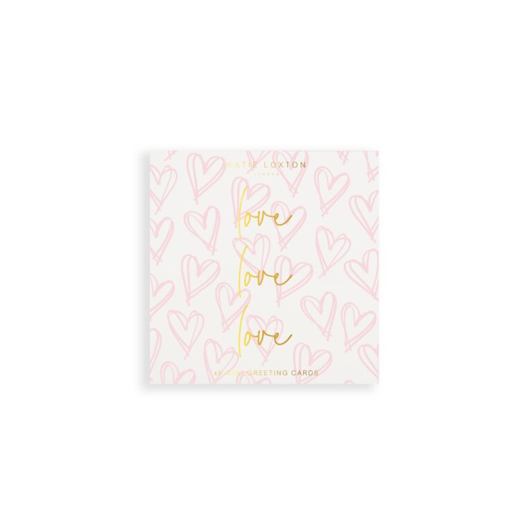 Note Card 'Love Love Love'